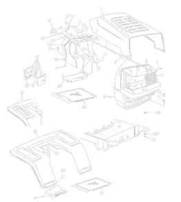 Hood Style 0-Inch Diagram and Parts List for 13AH660F301 2000 Yard Machines Lawn Tractor